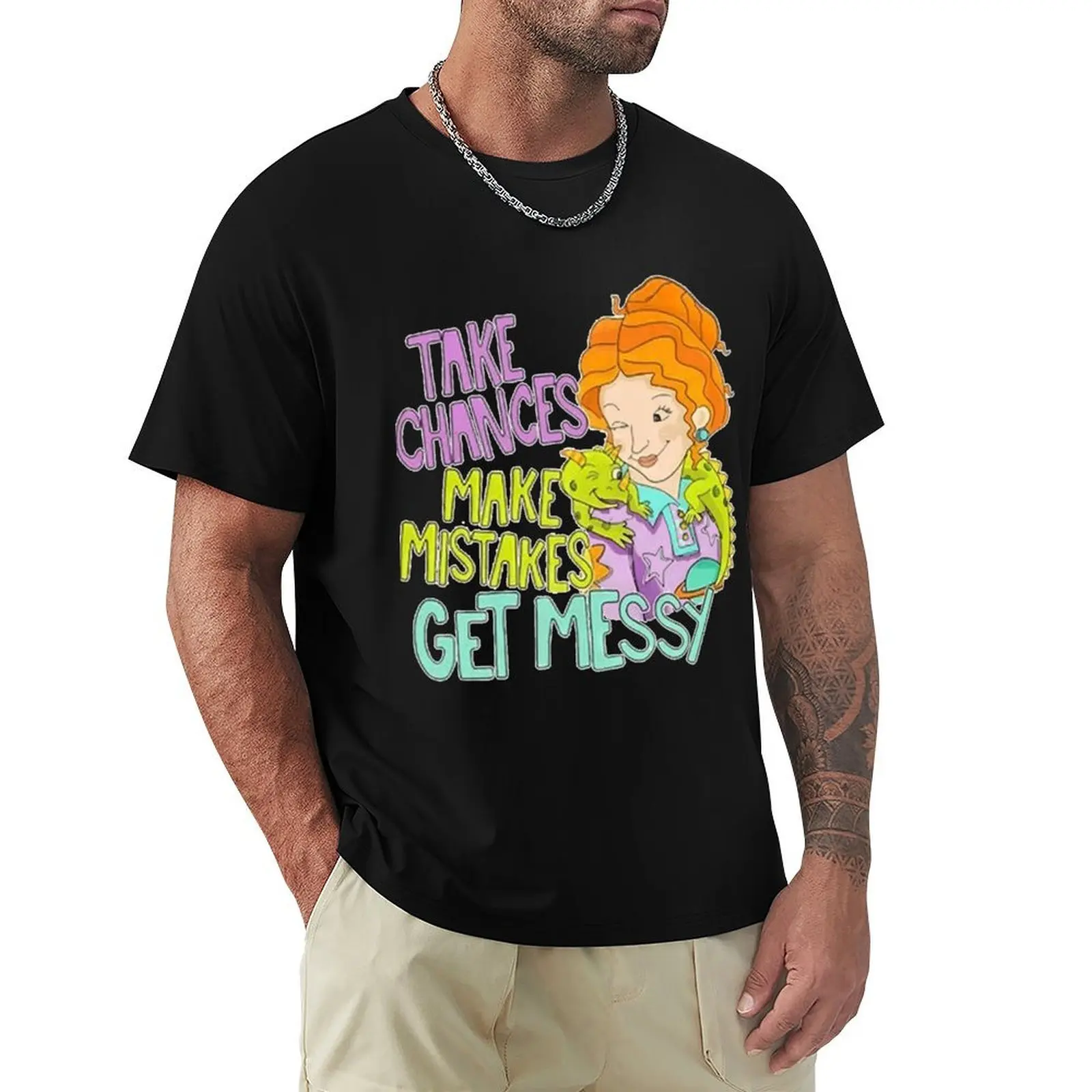 

Ms Frizzle T-Shirt Running Gym Short Sleeve Sports Tee