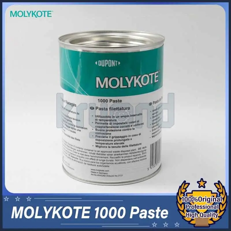 1PC MOLYKOTE 1000 Paste Lubricant Grease 1kg can Solid Lubrication DUPONT