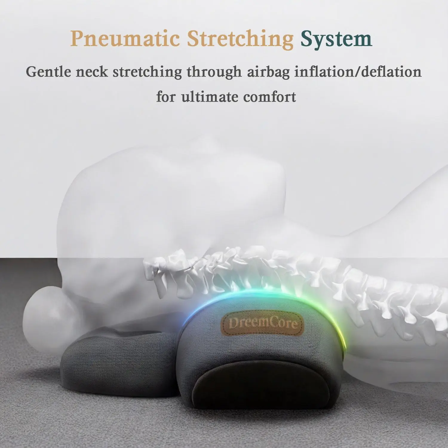 3-in-1 Neck Massager Pillow with Heating & Traction & Vibration, 3D Ergonomic Cervical Pillow for Neck Back Shoulder Pain Relief view 6