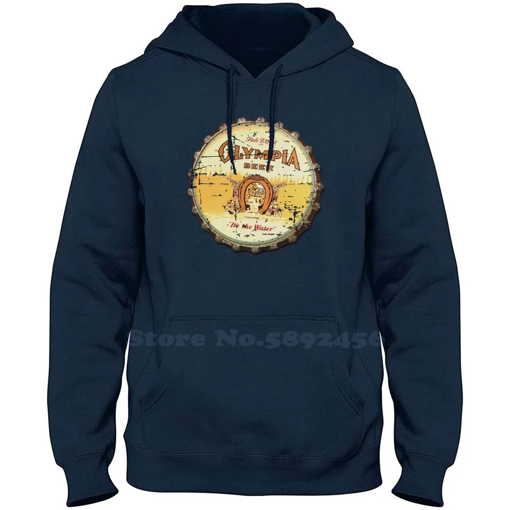 Olympia Beer - Tumwater , Wa Long Sleeve Sweatshirt Casual 100% cotton Hoodie