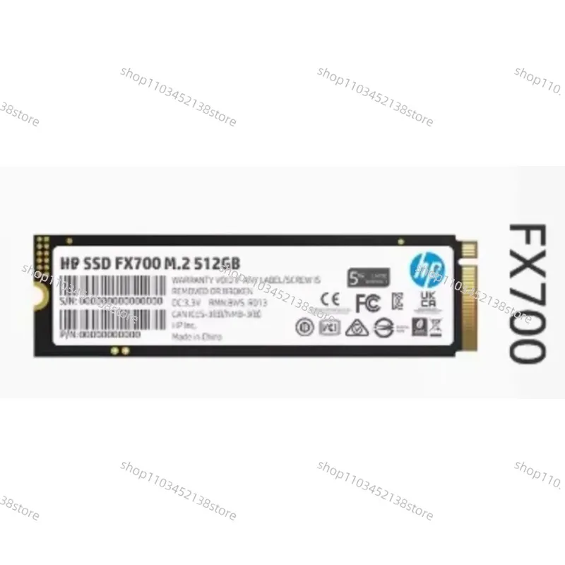 H/P FX700 512gb M.2 PCIe Gen4 NVME SSD