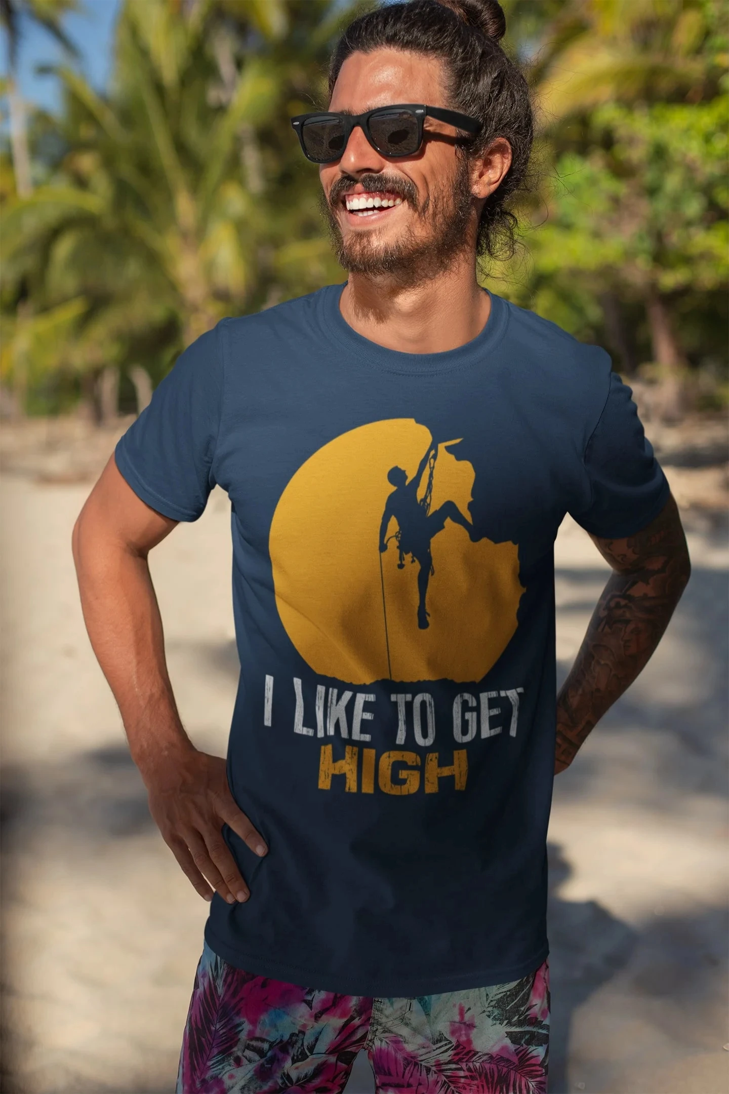 Daily Casual Fashionable Funny T-shirt. I'm Addicted To Funny Jokes. Climbing Gift, Suitable for Both Men and Women.