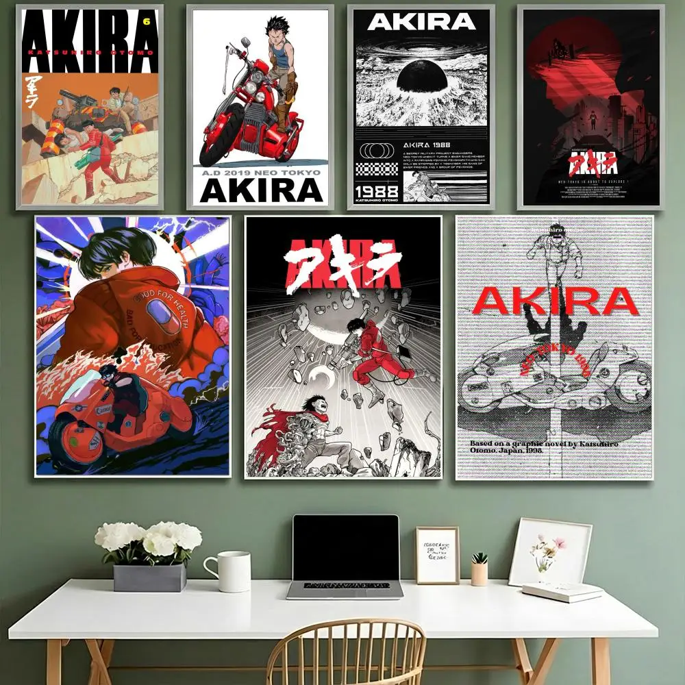 Anime A-Akira Poster HD wasserdicht hochfeste selbstklebende Wanddekoration Universal