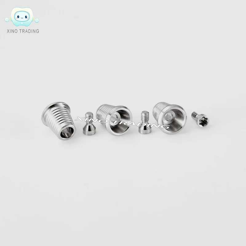 5PCS Grade 5 Titanium Base for Dental Implants Factory Temporary Prosthetics Abutment Multi Unit Straumann Ti Base