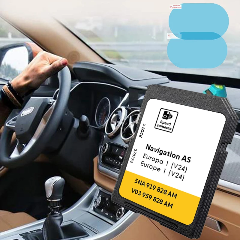 Carte SD 32 Go Navigation AS V24 pour VW Tiguan Transporter Car Discover Media GPS Cartes Europe 2026 Navi