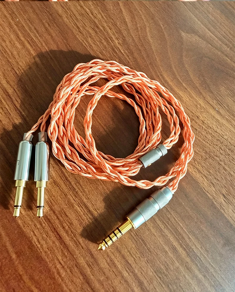 HAKUGEI Reis litz 6N OCC nomocrystalline kupfer hifi Kopfhörer Upgrade Kabel 3,5 2,5 4,4 MMCX 0,78 QDC – Detail 15