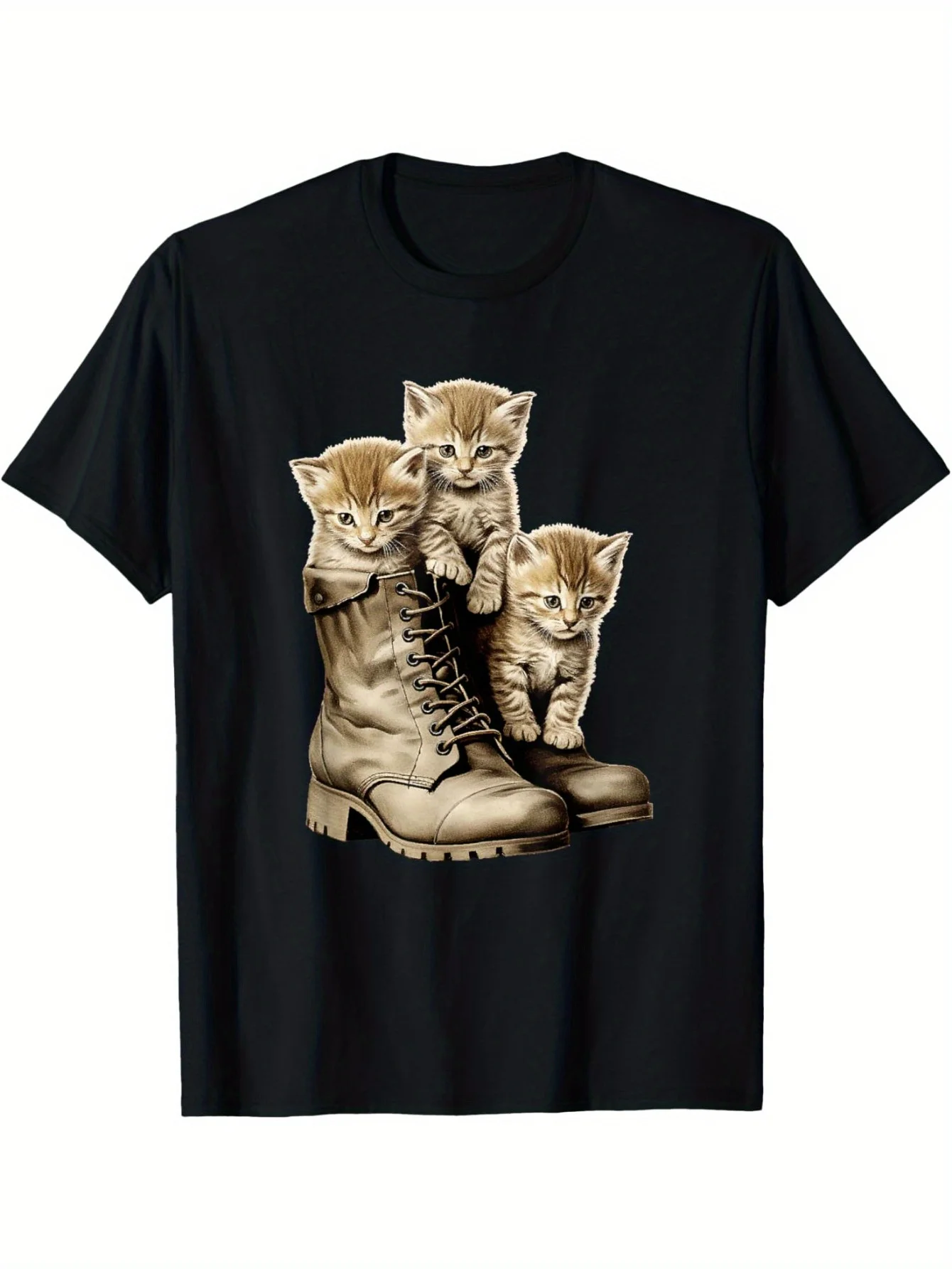 Kittens And Combat Boots T-Shirt