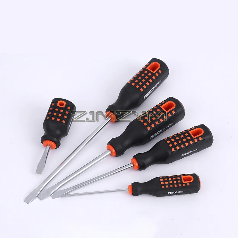 11-Piece Magnetic Tip Screwdriver Set, Flat Screwdriver, Professional Anti-Slip Grip Magnetic Screwdriver Set with Case