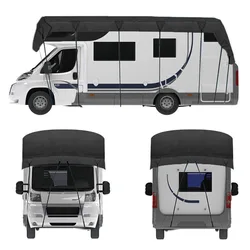 210D Oxford Cloth RV Roof Protective Cover Portable Motorhome Camper Top Tarp Cover Waterproof Sunshade Protective
