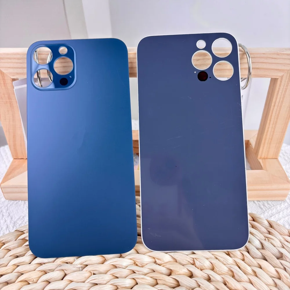Replacement Back Glass Cover For Apple iPhone 12Pro/ 12 Pro Max Rear Housing Battery Door Case & Camera Lens Cutout Repair Parts image 2