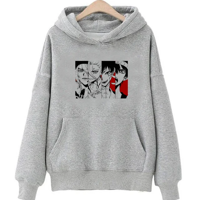 Dr Stone womens hoodies anime sweatshirt graphic 2000s sudadera mujer harajuku Female Quality