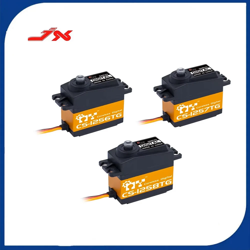 

MY Servo CS-1256TG/1257TG/1258TG Высокоскоростной цифровой стандартный сервопривод без сердечника для радиоуправляемого самолета и дрифта