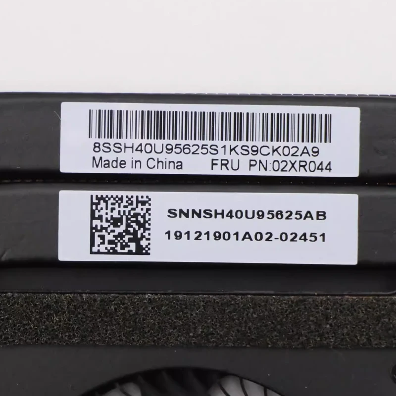 Imagem -03 - Lenovo-thinkpad Cpu Ventilador de Refrigeração Ventilador Cooler Dissipador de Radiador 2nd Gen 2nd Gen Alta Qualidade p1 Gen x1 Novo Original 02xr044