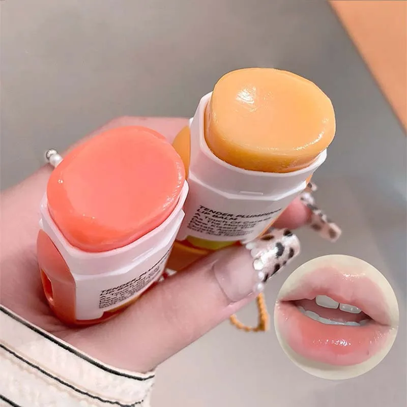 ลิปบาล์ม Gegebear กลิ่นองุ่น ลิปสติกสี ผลไม้ บำรุงริมฝีปาก ชุ่มชื้น ป้องกันริมฝีปากแห้ง เซรั่มบำรุงริมฝีปาก ไพรเมอร์แต่งหน้า ลิปกลอสใส ให้ริมฝีปากอวบอิ่ม