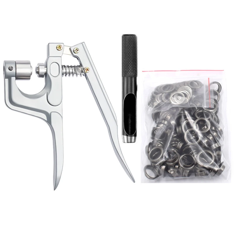 12mm Eyelets Leverage Pliers Curtain Holes Shower Curtain Installation Tools Buttonholes Rivet Buttons Molds Metal Rope Eyelet