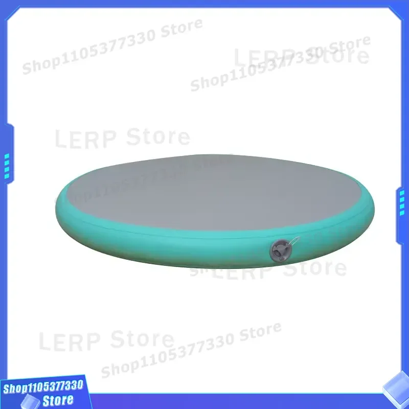 20mm Thick PVC Inflatable Round Yoga Mat Non Slip Fitness Pilates Pad with Strap for Children Wholesale Home Exercise Gear