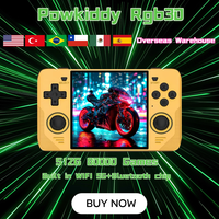 POWKIDDY RGB30  Retro Handheld Game Machine 4 Inch HD IPS Screen Handheld Video Players 512GPSP WIFI Double Joystick HDMI  Gifts