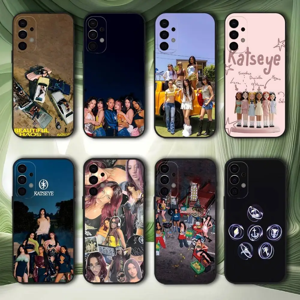

Hot Music K-KATSEYE Phone Case For Samsung S25,S24,S21,S22,S23,S30,Ultra,S20,Plus,Fe,Lite,5G Black Cover
