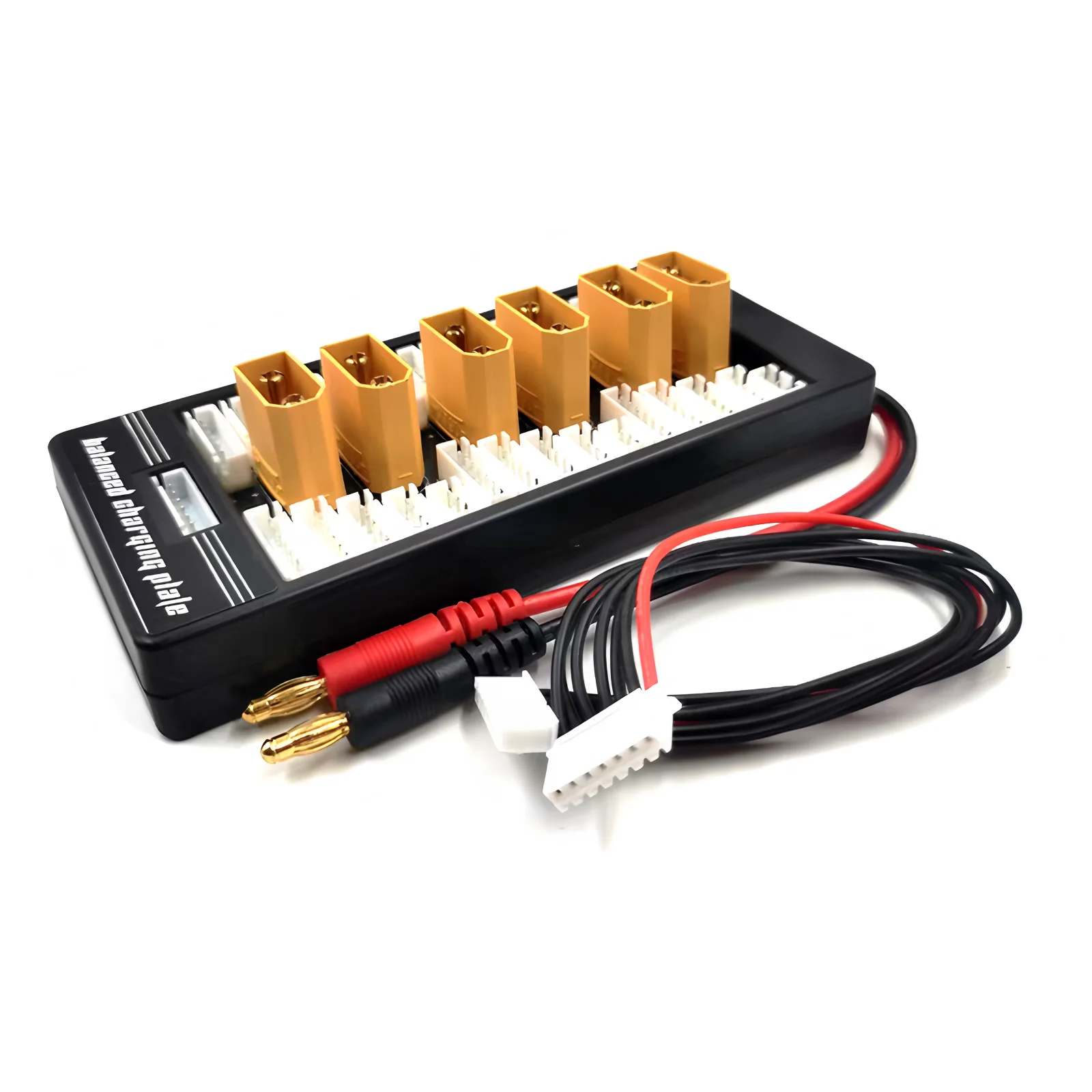 

2-6S Lipo Parallel Charging Board with XT60 XT90 T-Plug EC3 EC5 Compatible for IMAX B6 B6AC Balance Charger Multifunctional