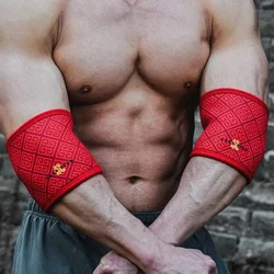 7mm Fitness Elbow Pads Weightlifting Bench Press Deadlift Gym Elbow Support Sport Strength Training Crossfit Elbow Sleeve