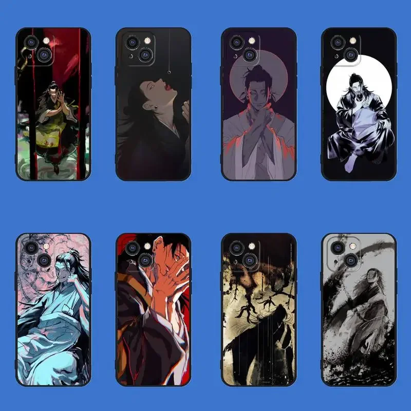 

Suguru Geto De J-Jujutsu Kaisen Phone Case For iPhone 11 12 Mini 13 14 15 PRO XS MAX X XR 6 7 8 Plus Black Shell