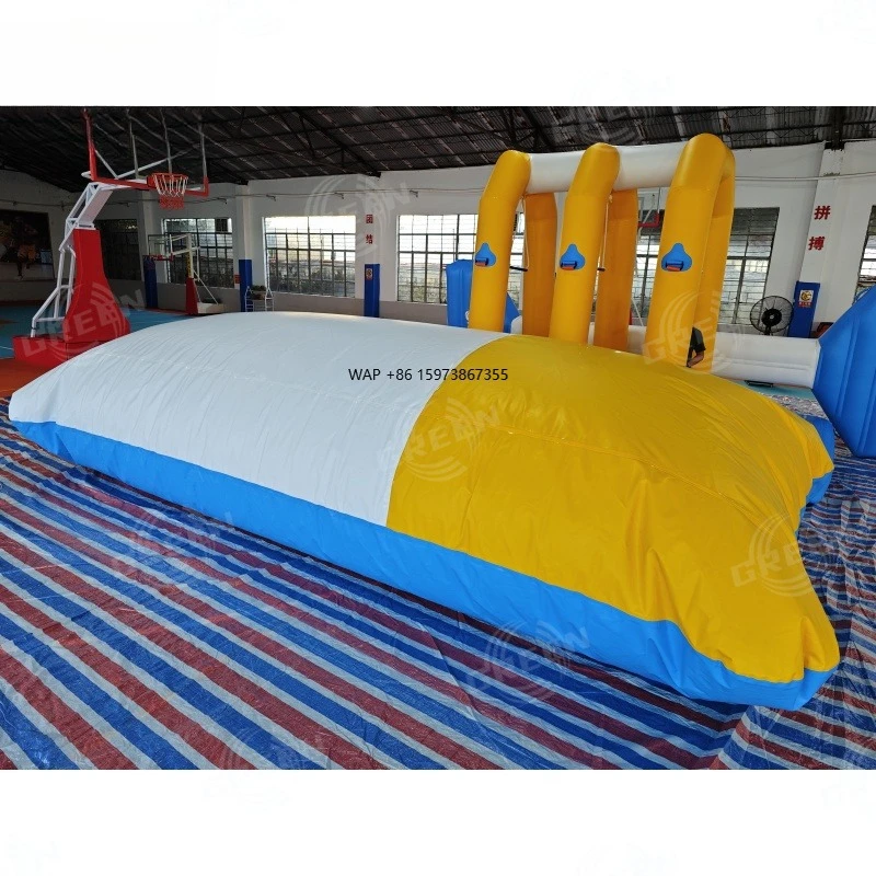 

Надувной мини-капля воды Great Lakes, плавающий спортивный воздушный шар, подушка для прыжков, сумка для аренды, коврик, цена в виде капли воды