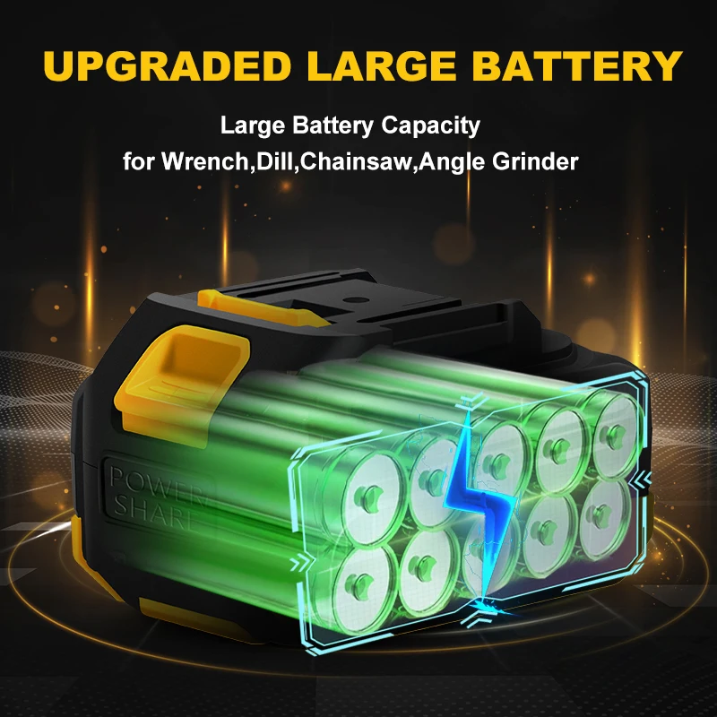 Imagem -03 - Babeq-bateria Recarregável para Furadeira sem Fio Rebarbadora Ficha eu Bateria Li-ion 15000mah Ferramentas Elétricas Makita 18v 20000mah