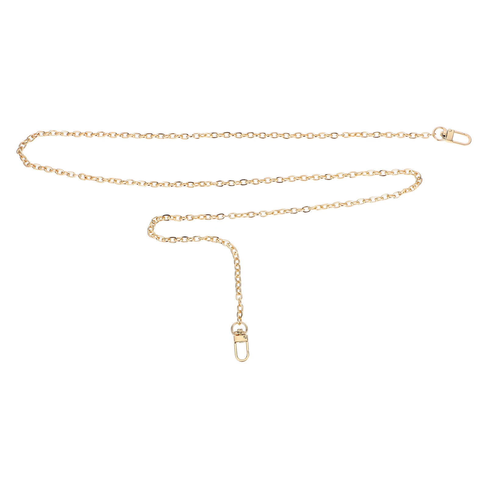 المرأة استبدال المعادن لحقيبة اليد حقيبة الكتف الضوء الذهبي دائم قابل للتعديل Crossbody حزام الكتف محفظة محفظة معدنية