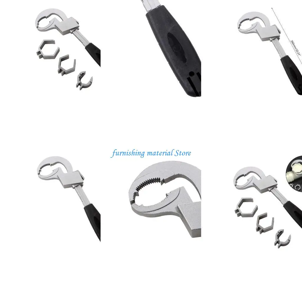 

Y5GD Multifunctional Bathroom Wrench Sink Water Pipe Large Opening Adjustable Wrench