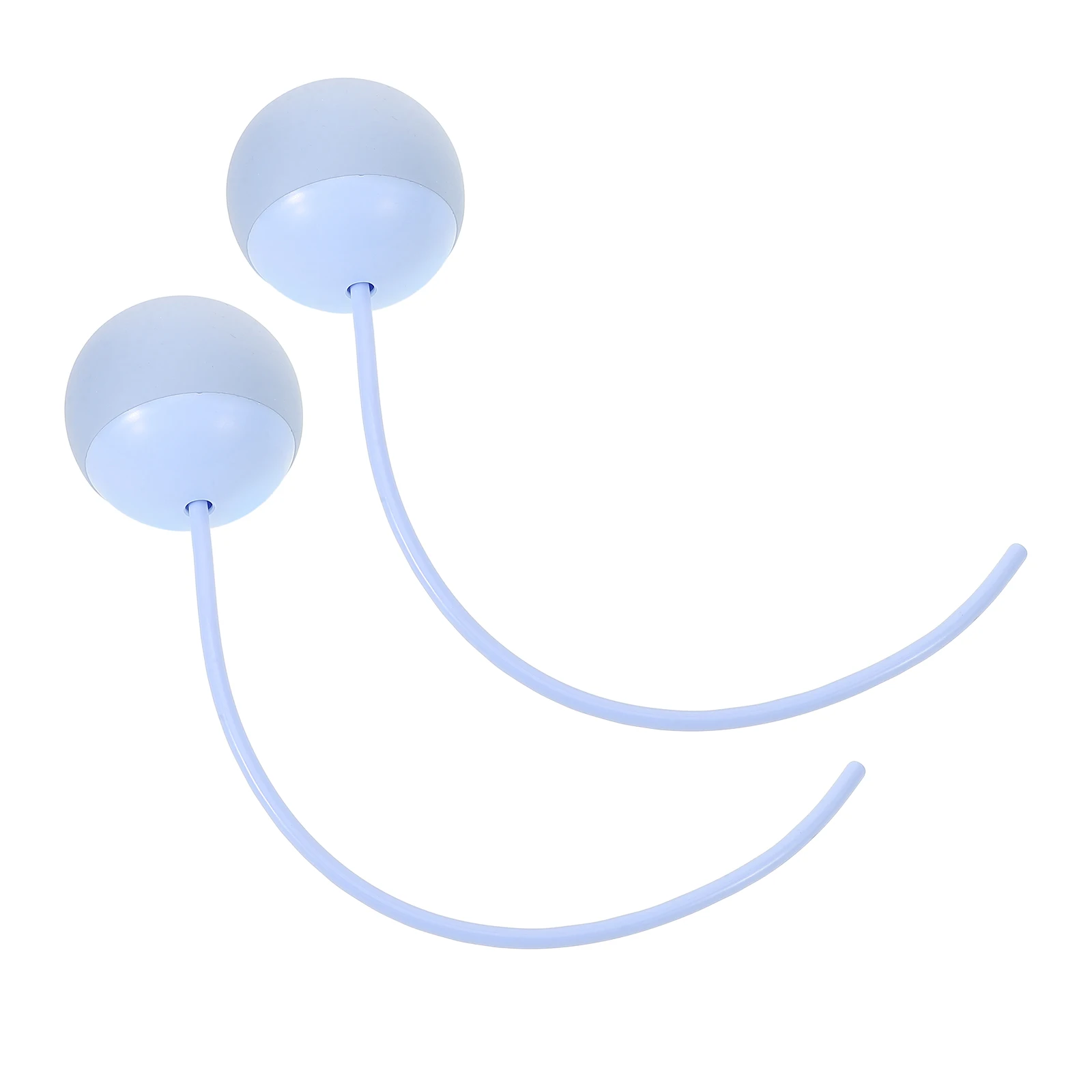 

2 Pcs Jump Rope Ball Head Cordless Ropes for Fitness Jumprope Weighted Abs Skipping Without