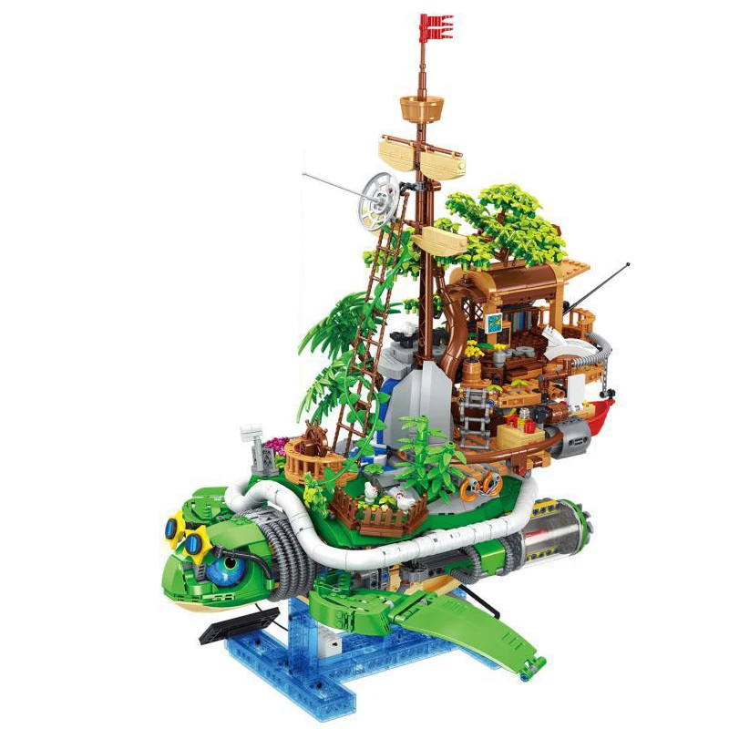 

В НАЛИЧИИ: Технический конструктор MOC «Остров Черепах» — Сборная модель из строительных блоков, игрушка для детей, подарочный набор на день рождения