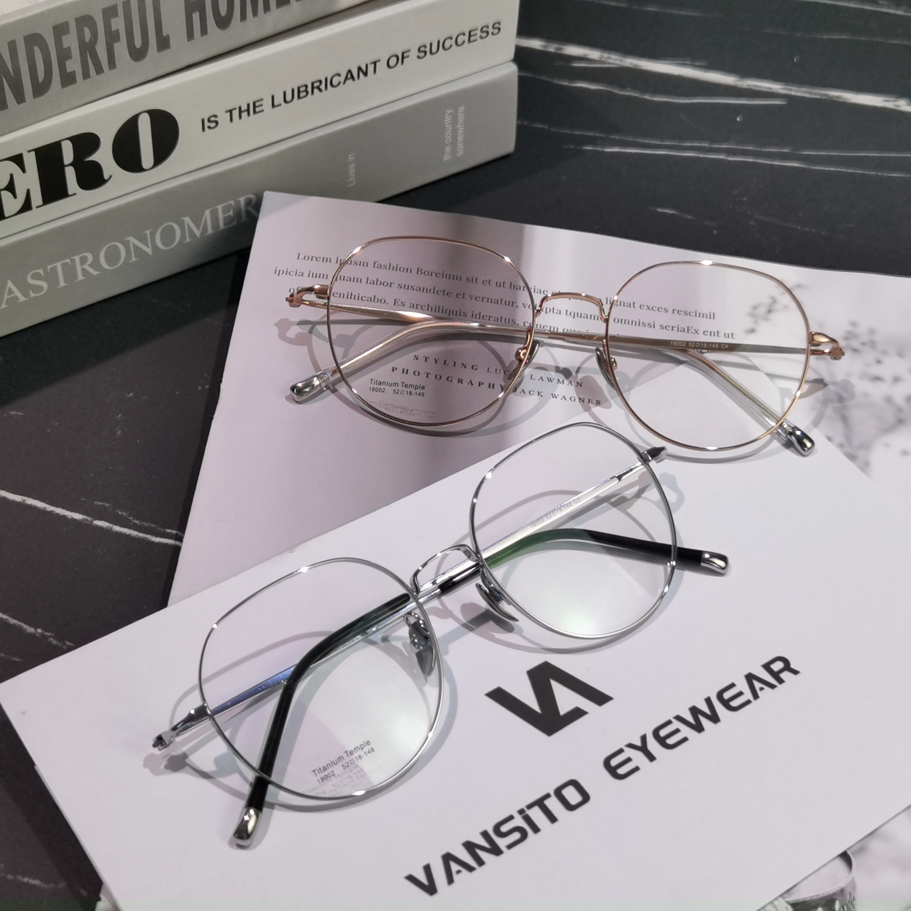 

VANSITO Ретро высококачественные ультралегкие мужские и женские оправы для очков из чистого титана для очков для близорукости