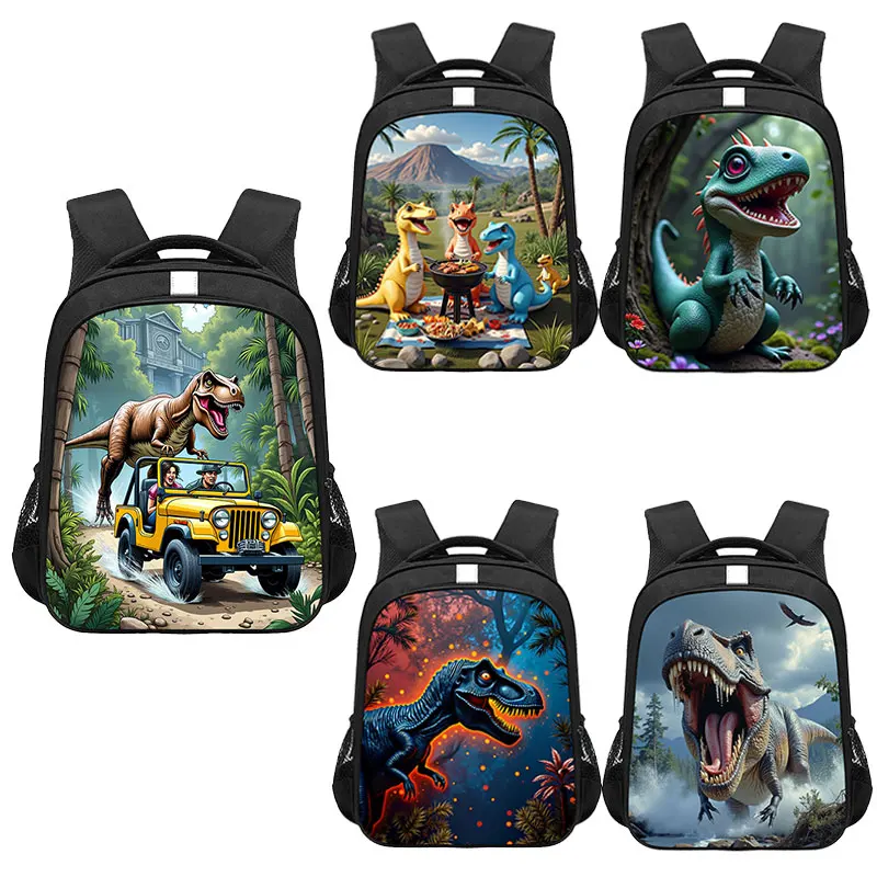 

Ferocious Dinosaur 3D Printed Backpack for Teenager T-rex Skeleton Children School Bags Kids Bookbag Women Laptop Bag Gift