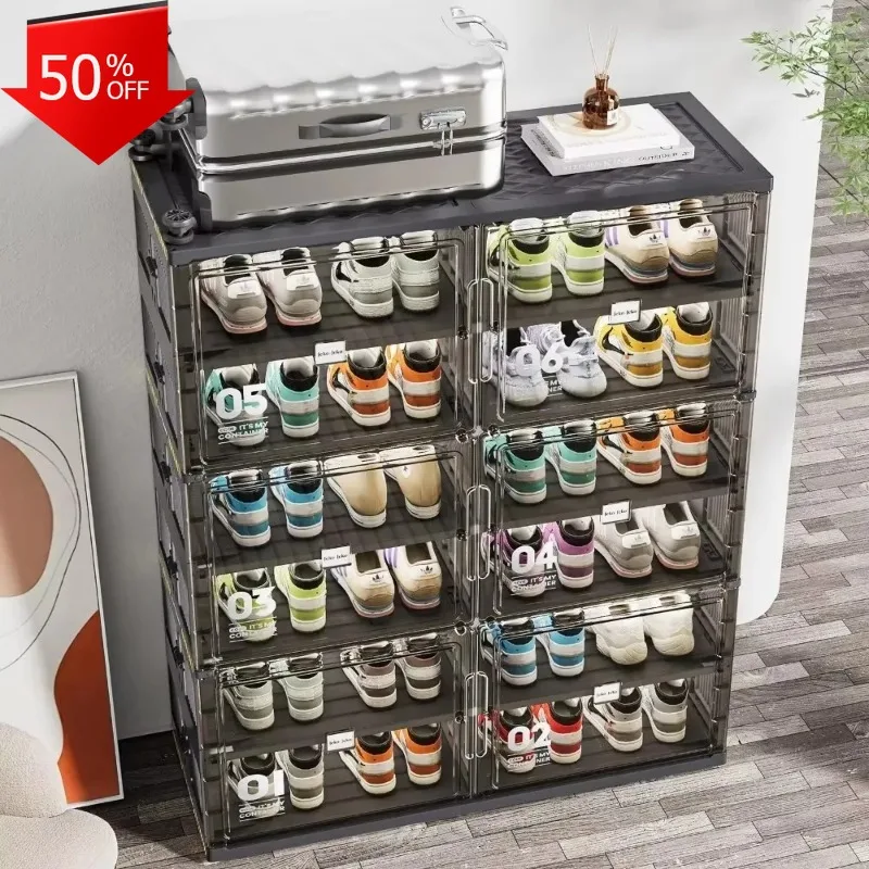 

Shoe Organizer Shoes Storage Cabinets for Living Room Shoerack Crack Shelves Furniture Home Vertical Shoe Rack Shoe-shelf Locker