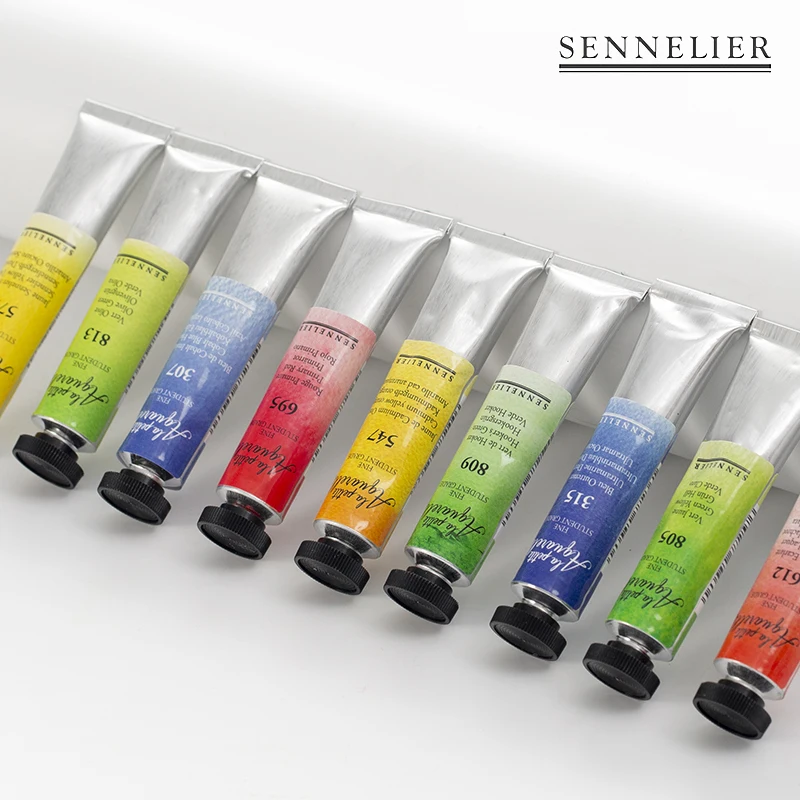 French SENNELIER College-level Single Original Watercolor Paint 21ML/tube Art Students Beginner Acuarelas Painting Supplies