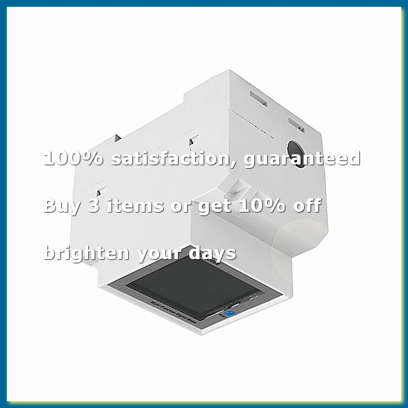 ●Din Rail AC Monitor 6IN1 250-450V 100A Voltage Current Power Factor Active KWH Electric Energy Frequency Meter VOLT AMP-ABFB