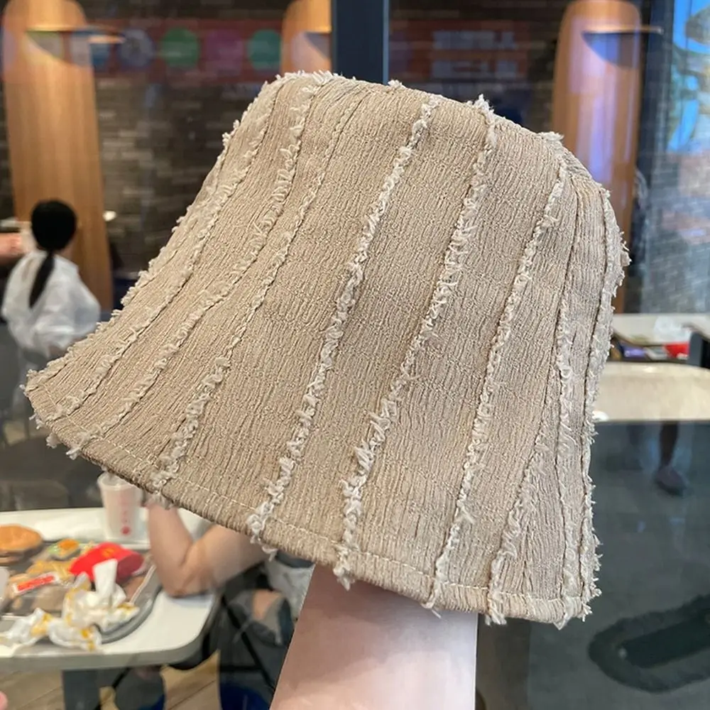 قبعة دلو قطيفة محمولة ، قبعة صيادين واقية من الشمس قابلة للطي في الهواء الطلق ، قبعة باناما غير رسمية