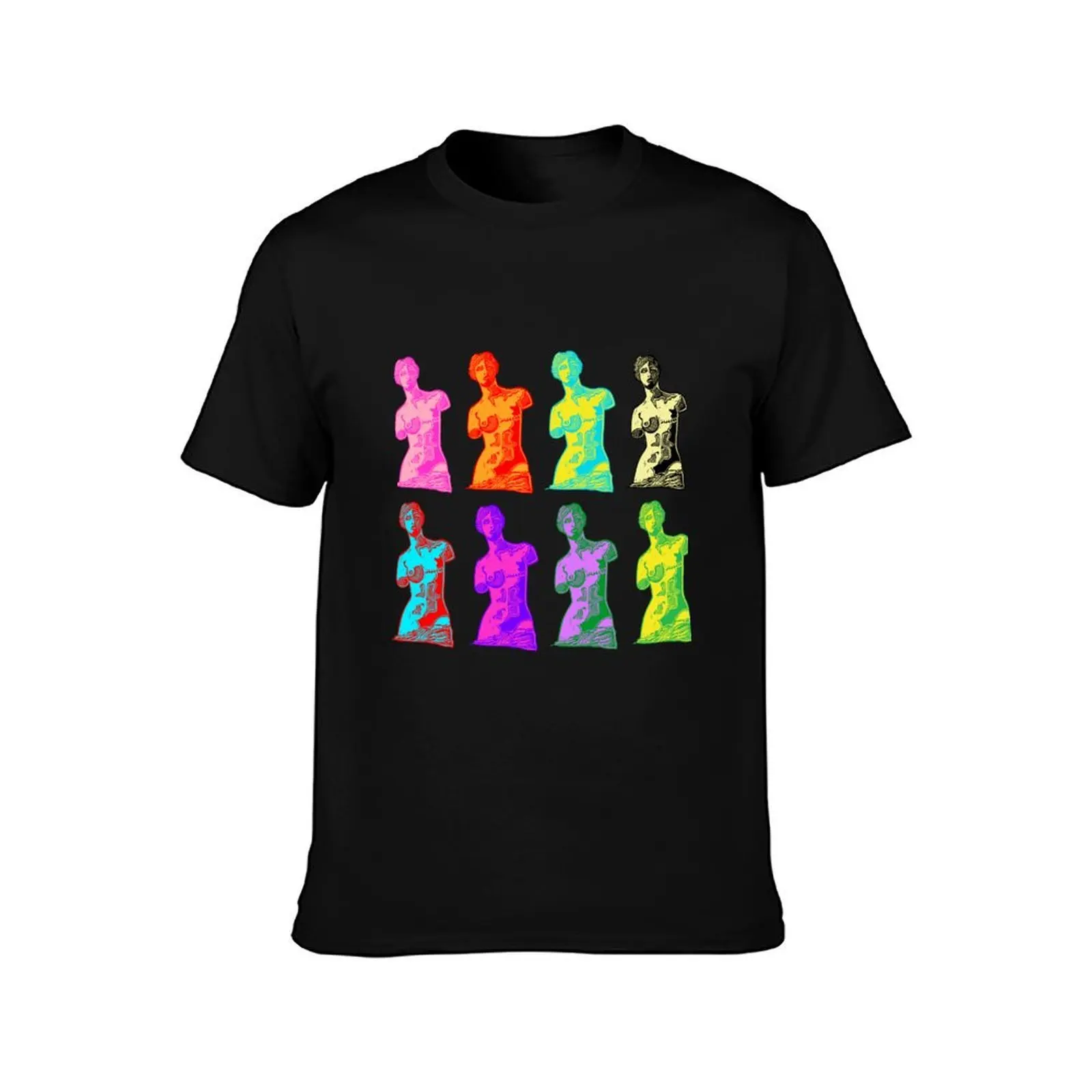 Venus Left Side Mastectomy 8 T-Shirt, Summer Casual Cotton Tee, Oversized Streetwear Tops, Vintage Graphic Print, 100% Cotton