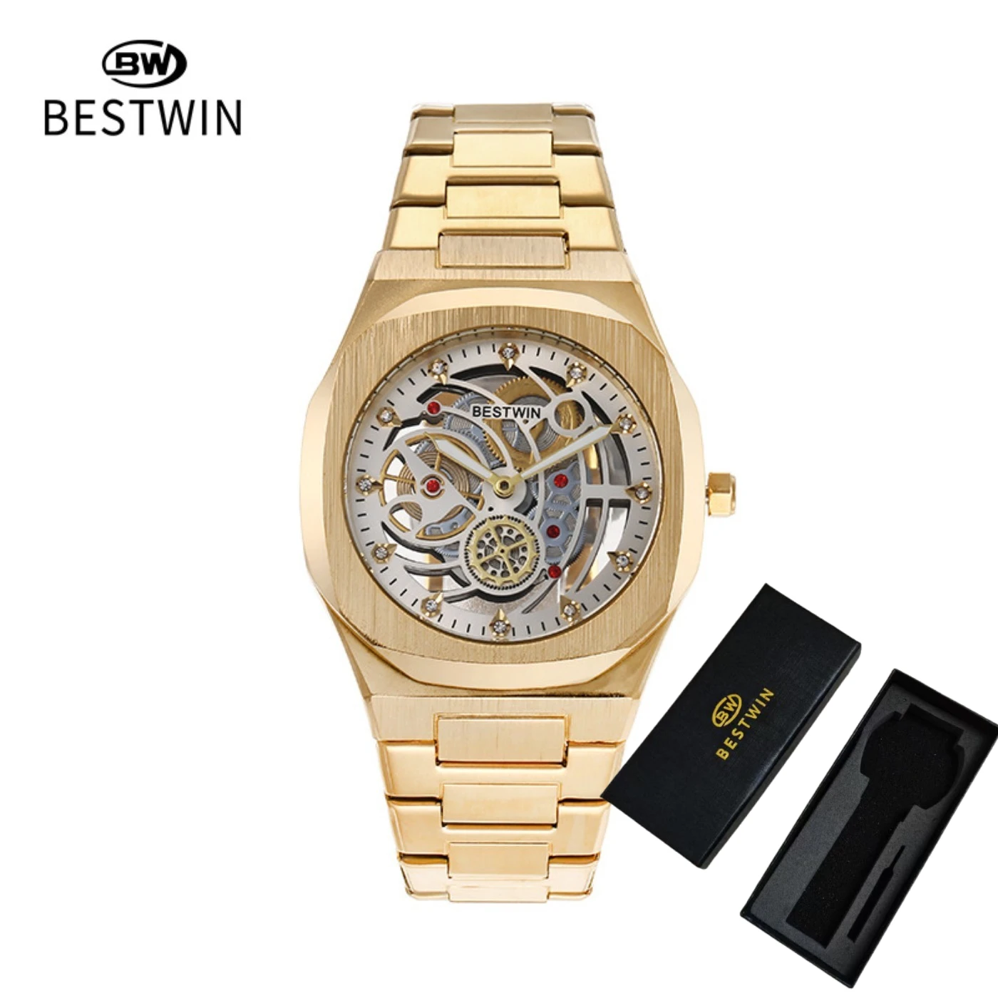 Men's Luxury Quartz Watch with Luminous Hands