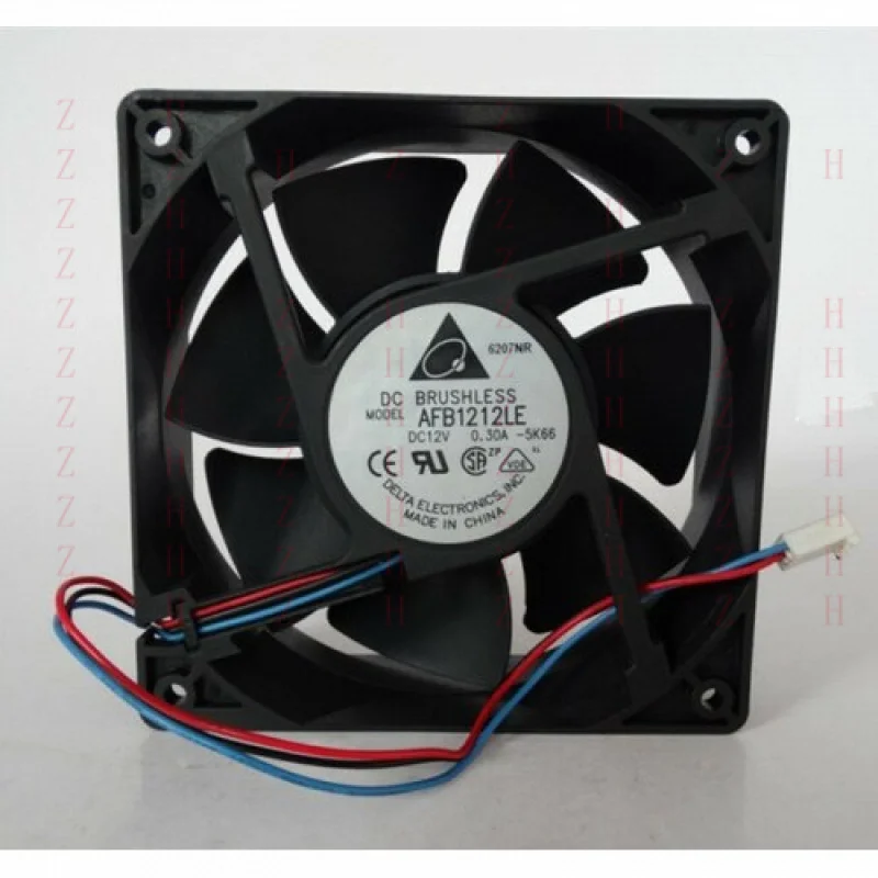 XXZ   Delta AFB1212LE 12V FOR 0.3A 12038 12 cm 3-pin dual ball inverter chassis fan