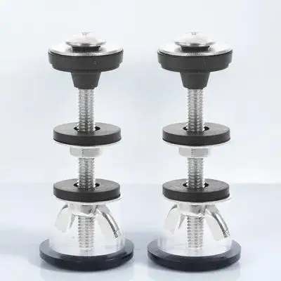 

1 пара высококачественных болтов и винтов из нержавеющей стали для унитаза, комплект для замены, прочная износостойкая крепежная фурнитура для сиденья унитаза