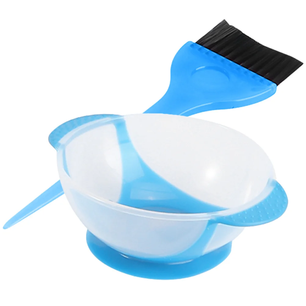 1Set Hair Dye Brush and Bowl Set Thickened Plastic Mixing Bowl Flexible Bristles Easy Clean Hair Coloring Tool Kit for Salon Spa - Image 6