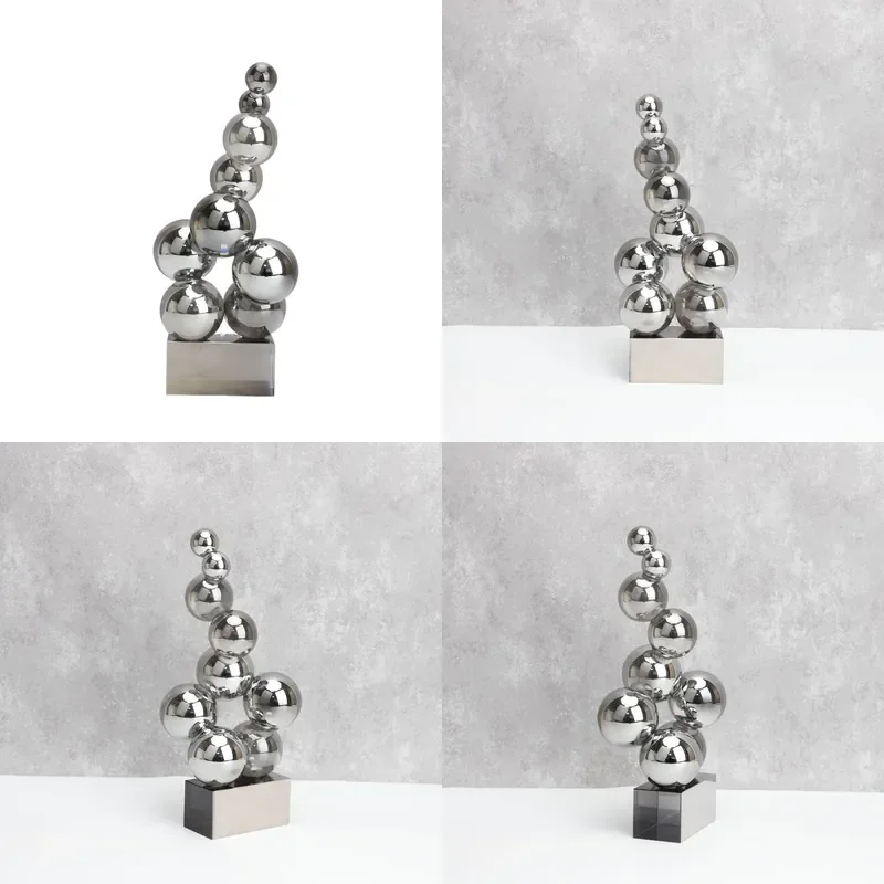 Modern Simple Crystal Rockery Ornament for Model Room Sales Department Bedroom Study Living Room Desktop Entrance Soft