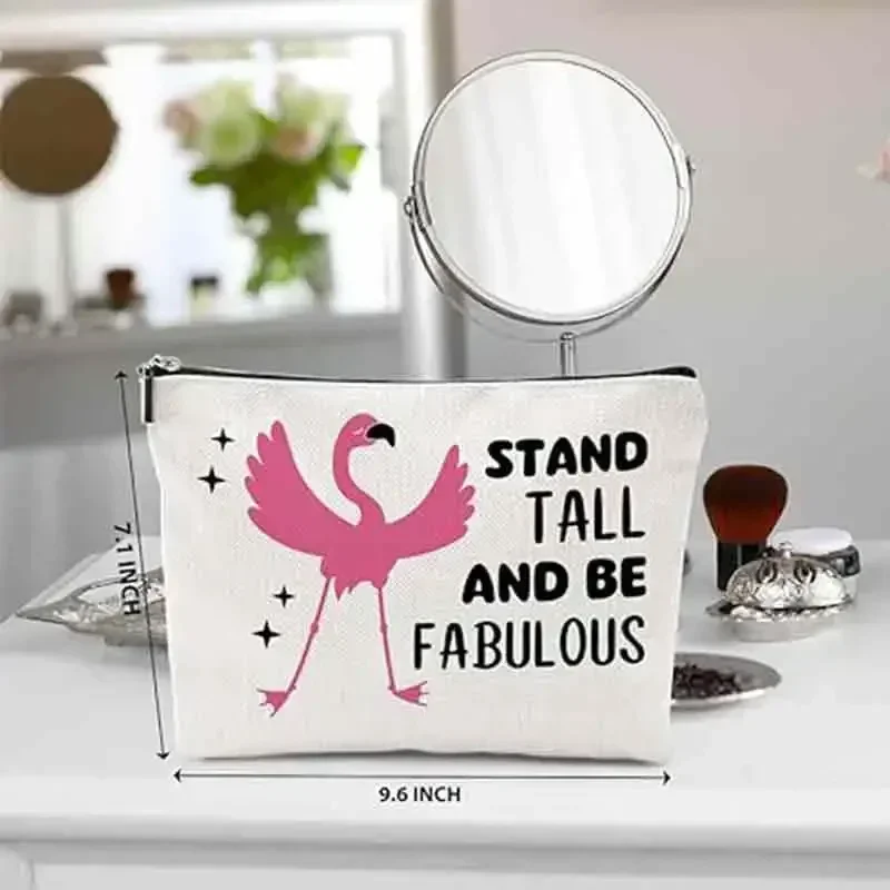 TOUB036 Flamingo Stuff Summer Cosmetic Bag,  Themed Gifts Inspirational Toiletry Bag