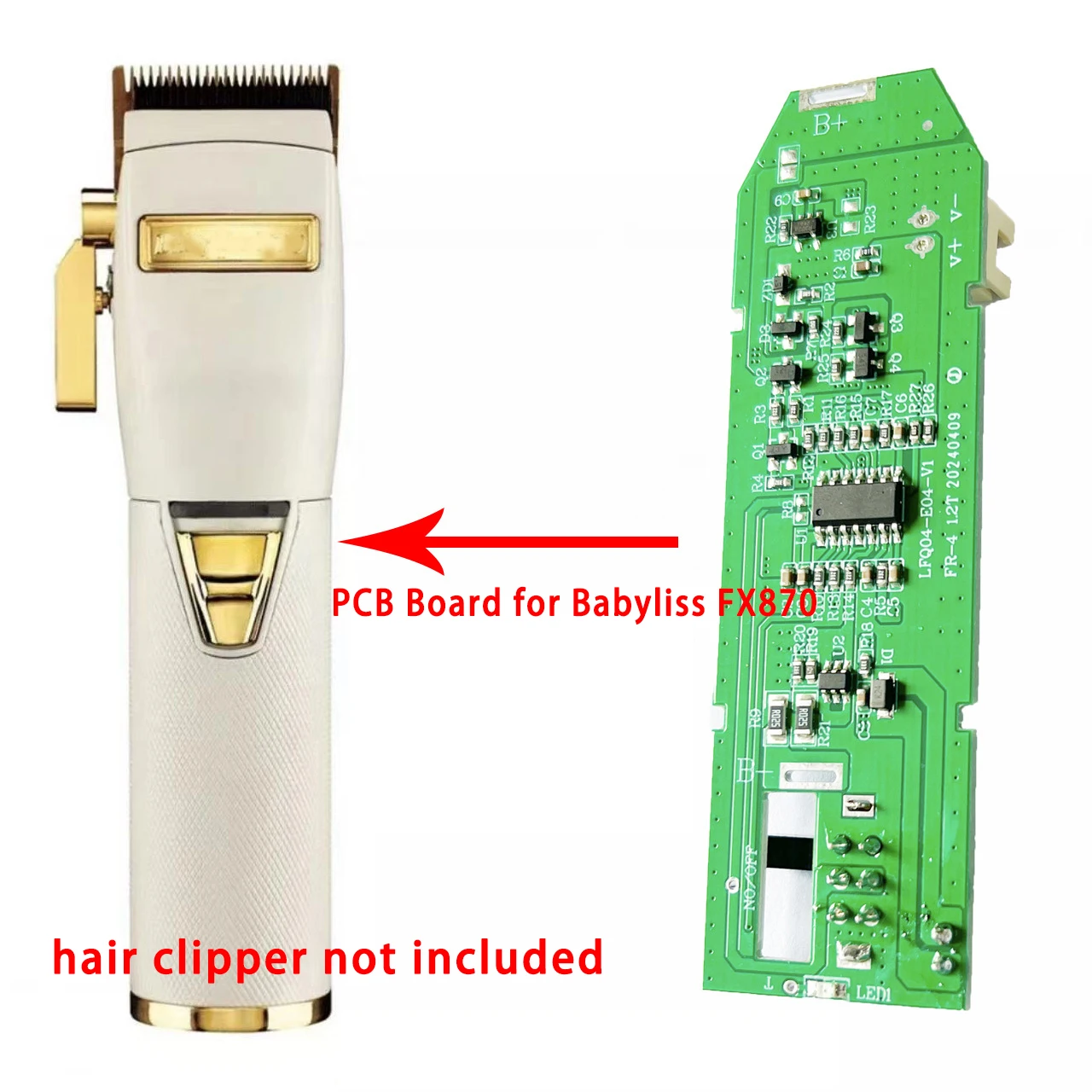 Haarschneidemaschine Platine PCB Hauptplatine für Babyliss FX 870 FX 870 Elektrischer Trimmer Motherboard Haarschneidemaschine Teile