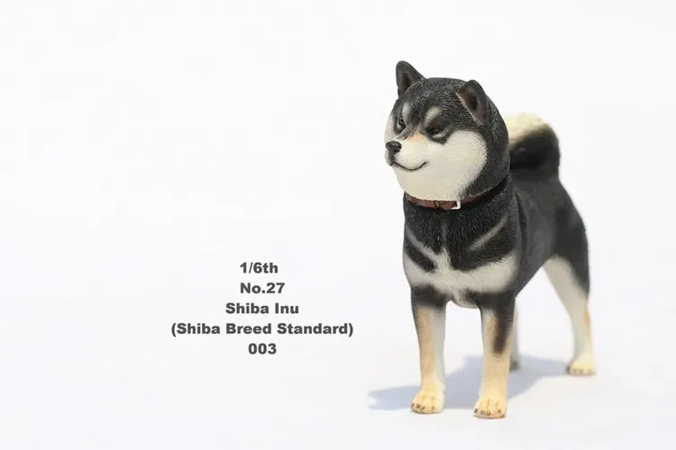 JXK 1/6 Maßstab Harz-Modell Niedlicher Shiba Inu Hund Haustier Desktop-Ornamente Actionfiguren Zubehör – Detail 12