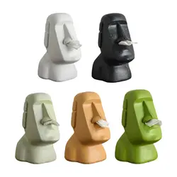 Stone Figure Facial Tissue Box Napkin Holder Paper Towel Dispenser Container for Office Bathroom Bedroom Home Decoration