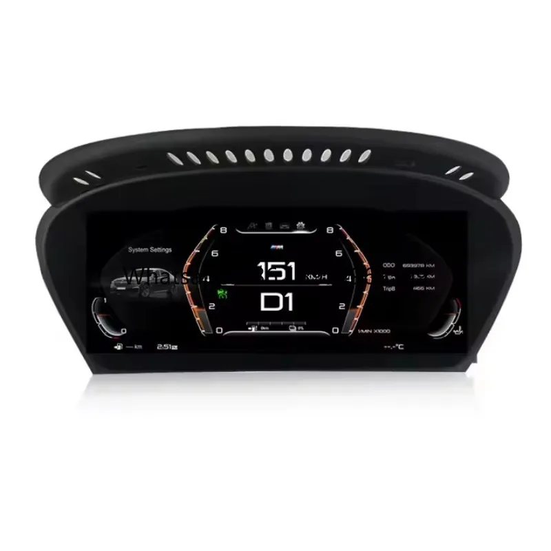DaoLuTong 12.3'' New for BMW 5 Series F10 F11 Dashboard Speedometer Digital Cluster LCD Instrument Panel with Carplay Condition