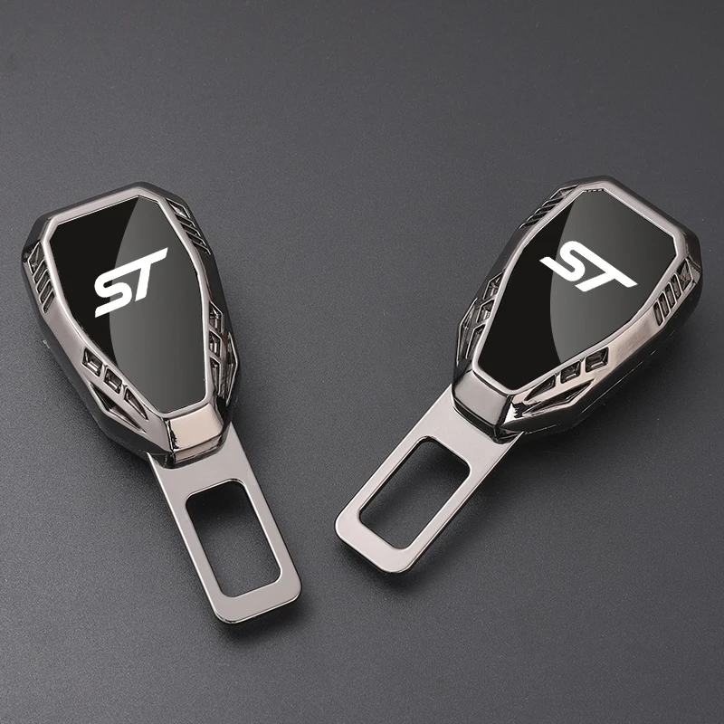 1 pcs Car Seat Belt Clip Extension Plug Metal Seatbelt Extender Accessories for Ford ST STLINE