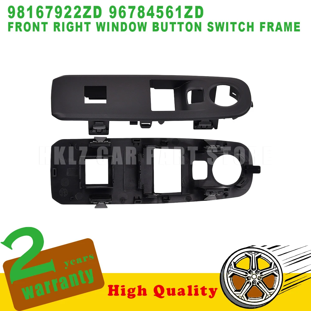 OEM 98167922ZD New For Peugeot Partner Rifter Mk4 K9 Citroen Berlingo RHD Front Right Window Button Switch Frame Car Accessories